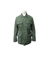 Green Cotton Mackintosh Jacket