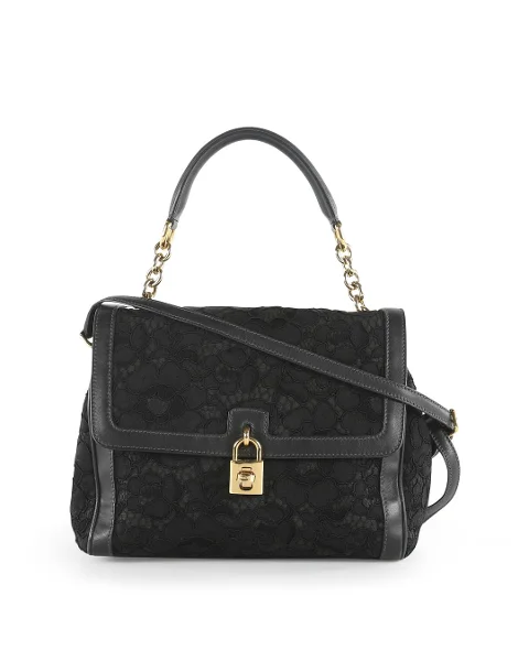 Black Canvas Dolce & Gabbana Shoulder Bag