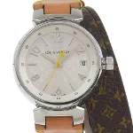 White Canvas Louis Vuitton Watch