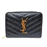 Black Leather Yves Saint Laurent Wallet