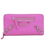 Pink Leather Balenciaga Wallet