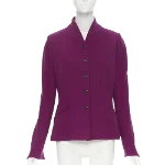 Purple Wool Karl Lagerfeld Blazer