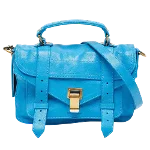 Blue Leather Proenza Schouler PS1