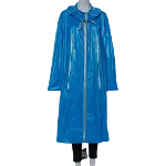 Blue Fabric Calvin Klein Coat
