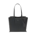 Black Leather Furla Tote