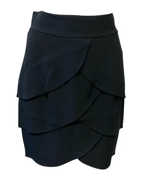 Black Acetate Temperley London Skirt