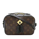 Black Canvas Louis Vuitton Crossbody Bag