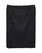 Black Polyester Theory Skirt