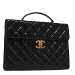 Black Canvas Chanel Handbag