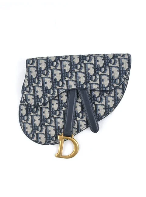 Blue Fabric Dior Handbag