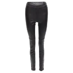 Black Leather Dior Pants