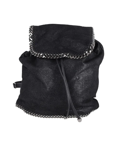 Black Leather Stella McCartney Backpack