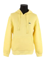 Yellow Cotton Lacoste Sweatshirt