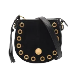 Black Leather Chloé Shoulder Bag