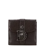 Brown Leather Dior Wallet