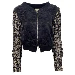 Black Fabric Dries Van Noten Jacket