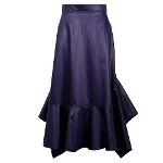 Purple Cotton Hermes Skirt