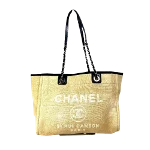 Black Cotton Chanel Deauville