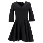 Black Nylon Diane Von Furstenberg Dress