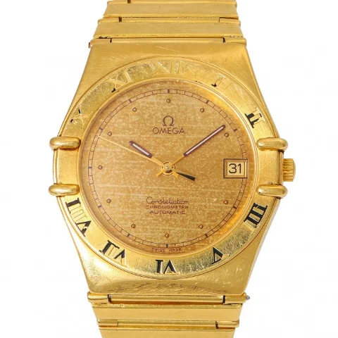 Gold Stainless Steel Omega Watch