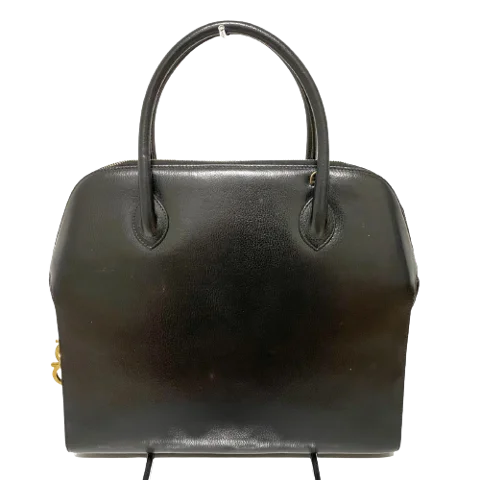 Black Leather Salvatore Ferragamo Handbag