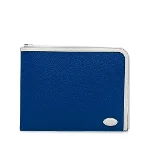 Blue Leather Mulberry Clutch