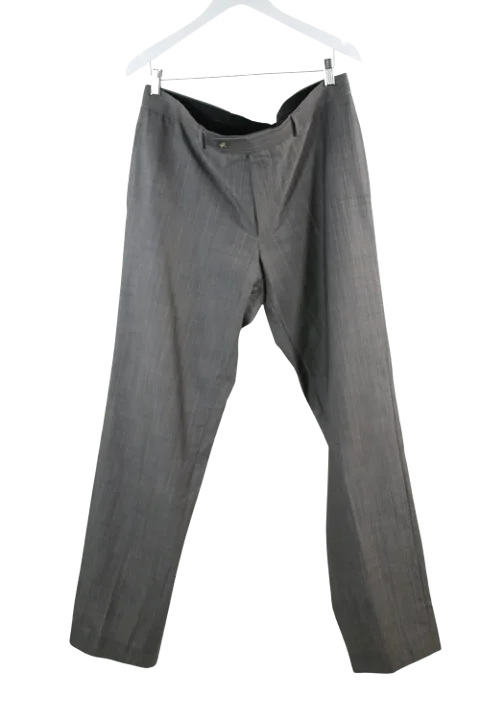 Grey Wool Hugo Boss Pants