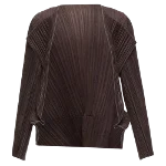 Brown Polyester Issey Miyake Jacket