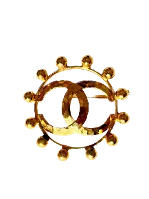 Gold Metal Chanel Brooch