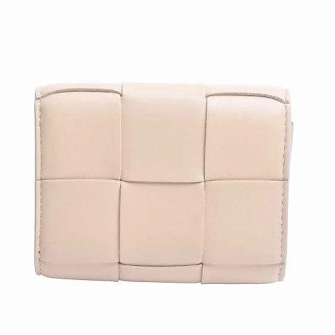 White Leather Bottega Veneta Wallet