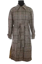 Brown Fabric Victoria Beckham Coat