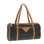 Black Leather Yves Saint Laurent Travel Bag