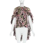 Pink Silk Giambattista Valli Top