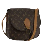 Brown Canvas Louis Vuitton Saint Cloud