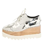 Silver Leather Stella McCartney Sneakers