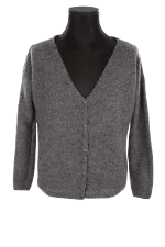 Grey Wool Sézane Cardigan