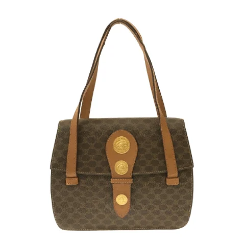 Brown Plastic Celine Handbag