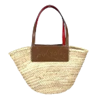 Beige Raffia Christian Louboutin Shoulder Bag