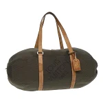 Brown Canvas Louis Vuitton Travel Bag