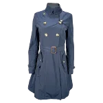 Navy Cotton Moncler Coat