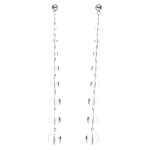 White Wool Oscar de la Renta Earrings