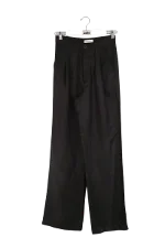 Black Fabric Anine Bing Pants