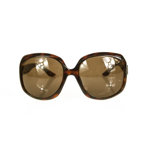 Brown Fabric Dior Sunglasses