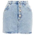 Blue Denim Alessandra Rich Skirt