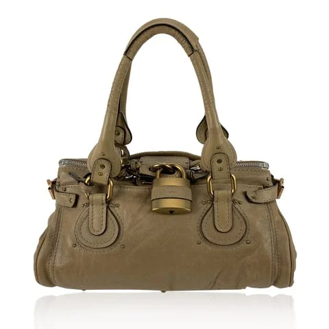 Beige Leather Chloé Handbag