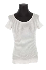 White Fabric Armani Top