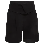 Black Fabric Max Mara Shorts