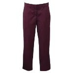 Burgundy Cotton Miu Miu Pants