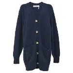 Navy Wool Chloé Cardigan