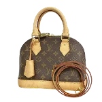 Brown Canvas Louis Vuitton Alma